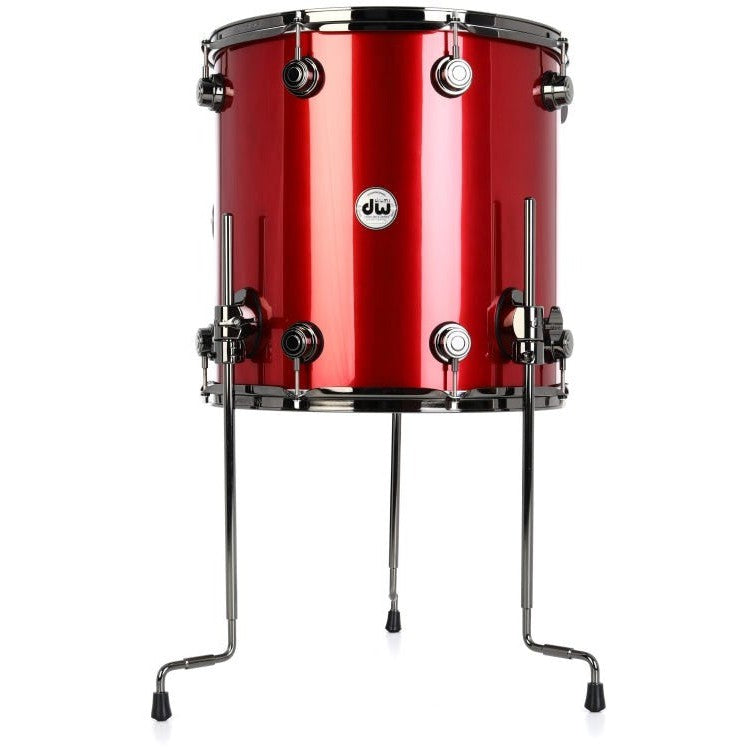 Trống Cơ DW Collector's Series Maple 5-Pcs Shell Pack - Red Anodized Stainless Finish-Mai Nguyên Music