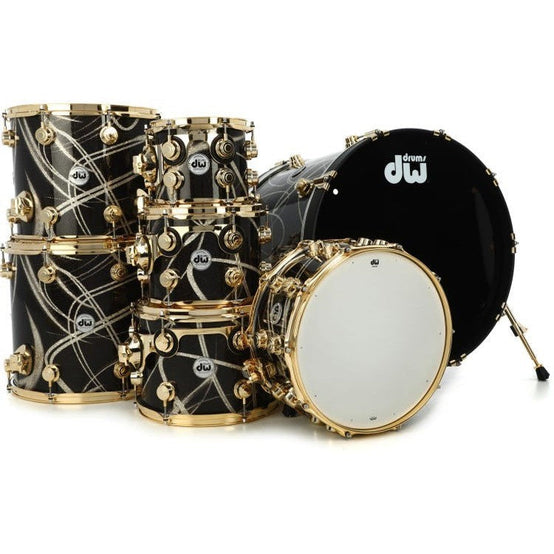 Trống Cơ DW Collector's Series Maple 7-Pcs Shell Pack - Smoke Glass Contrails-Mai Nguyên Music