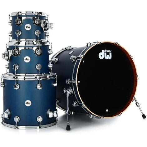 Trống Cơ DW Collector's Series Maple Mahogany 4-Pcs Shell Pack - Satin Regal Blue-Mai Nguyên Music