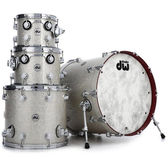 Trống Cơ DW Collector's Series Purpleheart FinishPly 4-Pcs Shell Pack - Broken Glass-Mai Nguyên Music