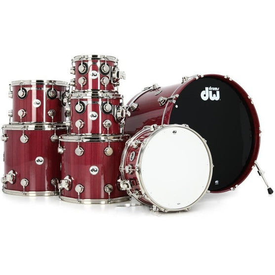 Trống Cơ DW Collector's Series Purpleheart Lacquer 7-Pcs Shell Pack - Gloss Natural with Nickel Hardware-Mai Nguyên Music