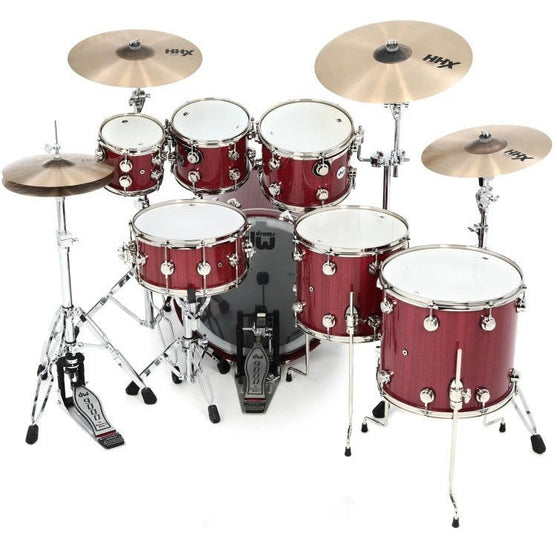 Trống Cơ DW Collector's Series Purpleheart Lacquer 7-Pcs Shell Pack - Gloss Natural with Nickel Hardware-Mai Nguyên Music