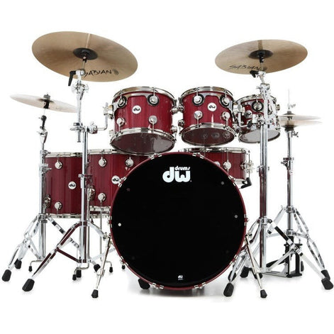 Trống Cơ DW Collector's Series Purpleheart Lacquer 7-Pcs Shell Pack - Gloss Natural with Nickel Hardware-Mai Nguyên Music