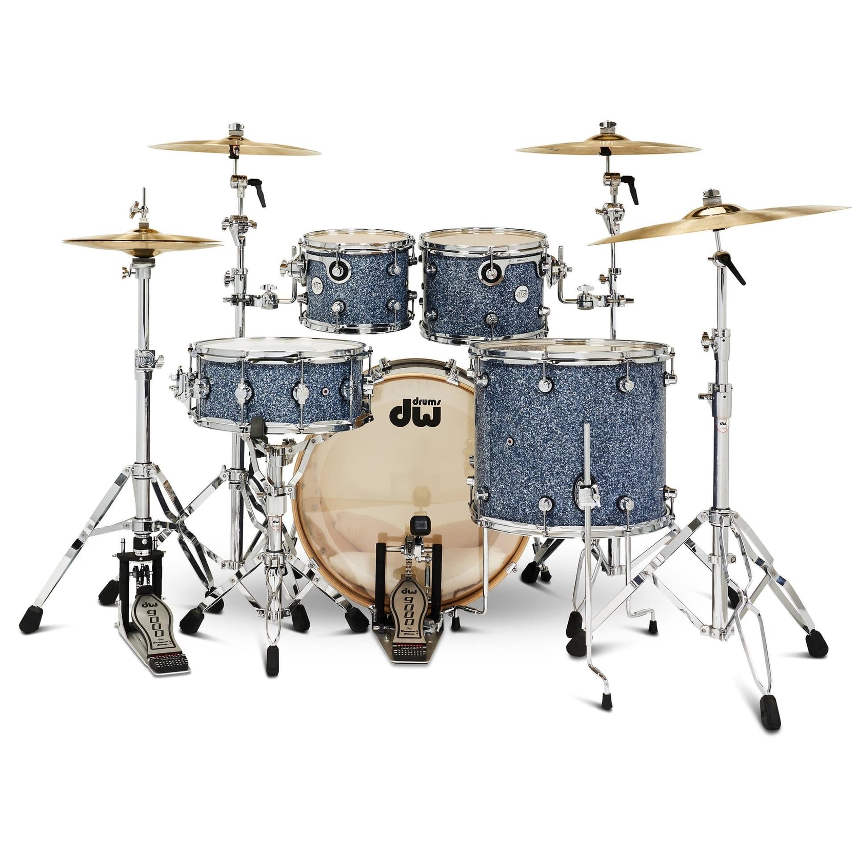 Trống Cơ DW Design Series 4-Pcs Shell Pack - Blue Granite, Limited Finish-Mai Nguyên Music