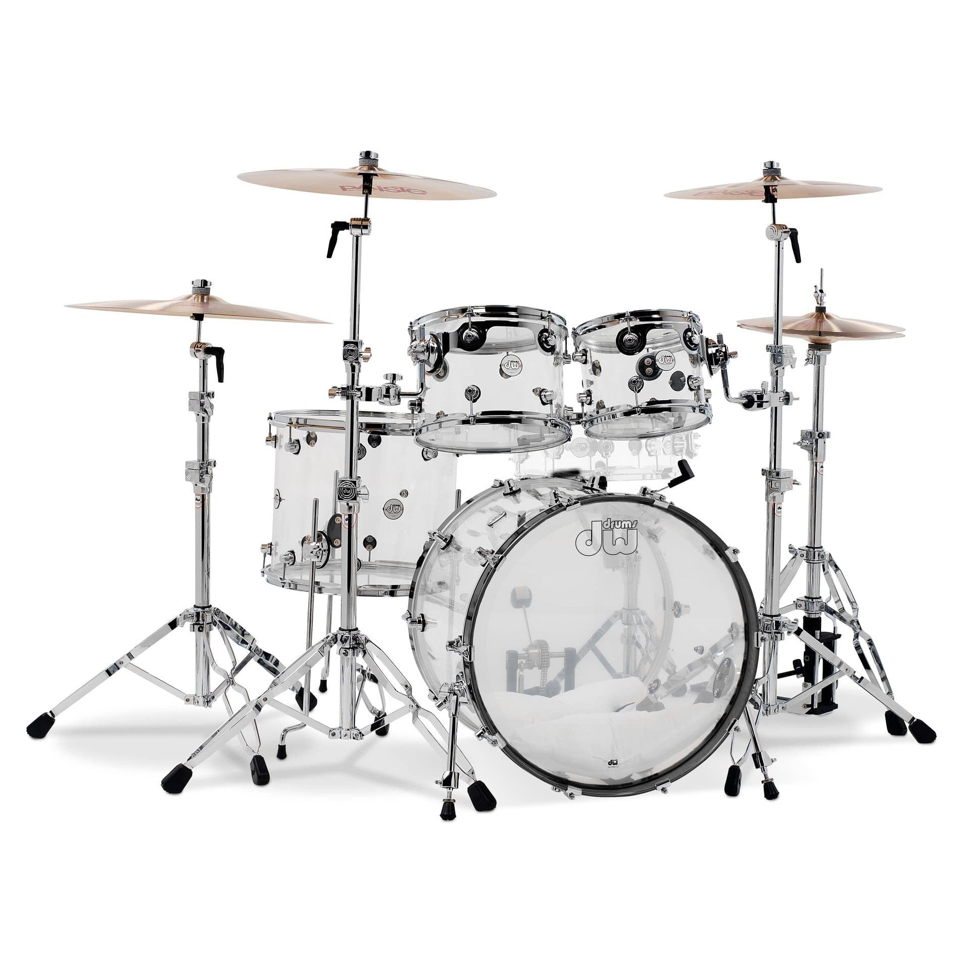 Trống Cơ DW Design Series Acrylic 4-Pcs Shell Pack - Clear Acrylic-Mai Nguyên Music