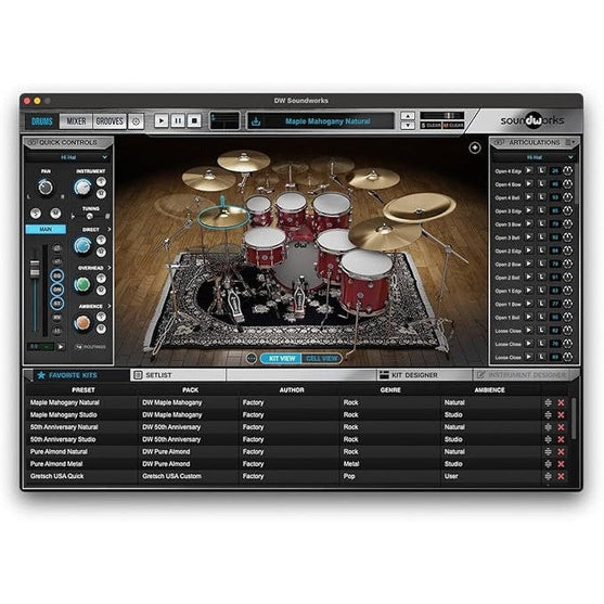 Trống Cơ DW DWe 4-Pcs Shell Pack-Mai Nguyên Music