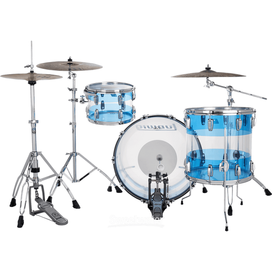 Trống Cơ Ludwig 50th-Anniversary Vistalite Pro Beat 3-Pc Shell Pack (24"/13"/16")-Mai Nguyên Music