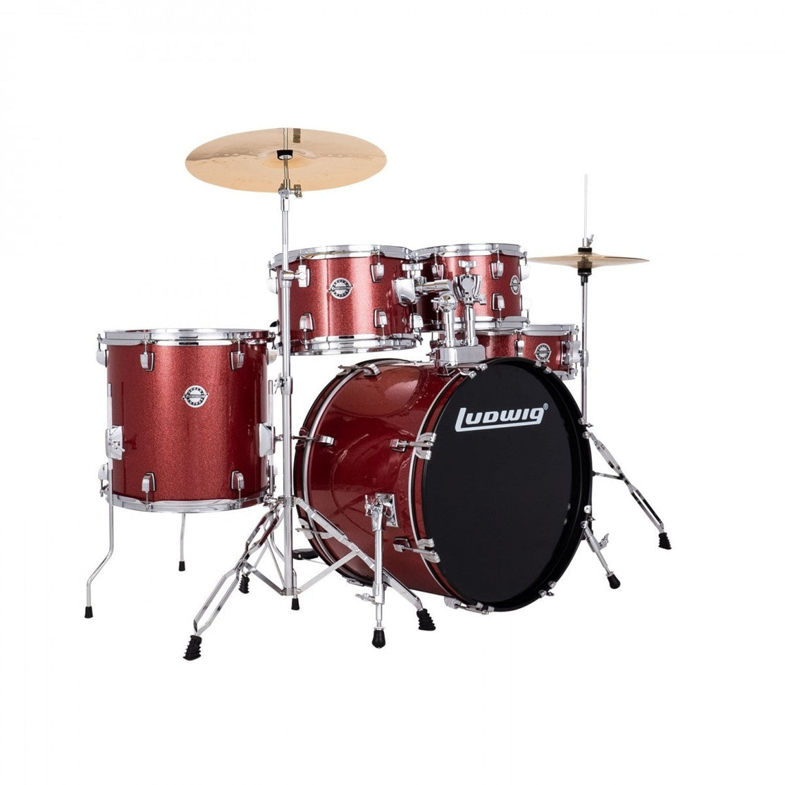 Trống Cơ Ludwig Accent 20" Fuse 5-Pc Complete Shell Pack (20"/10"/12"/14"/14")-Mai Nguyên Music