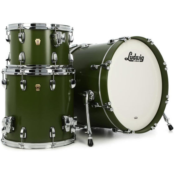 Trống Cơ Ludwig Classic Maple Downbeat 3-Pc Shell Pack (20"/10"/14")-Mai Nguyên Music