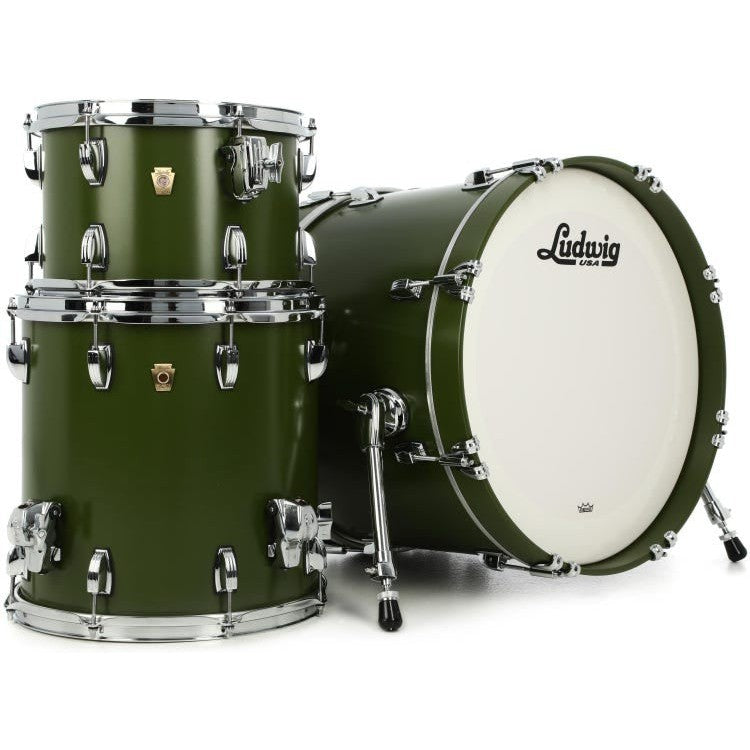 Trống Cơ Ludwig Classic Maple Downbeat 3-Pc Shell Pack (20"/10"/14")-Mai Nguyên Music