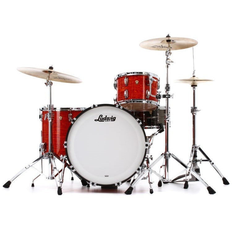 Trống Cơ Ludwig Classic Maple Pro Beat 3-Pc Shell Pack (24"/13"/16")-Mai Nguyên Music