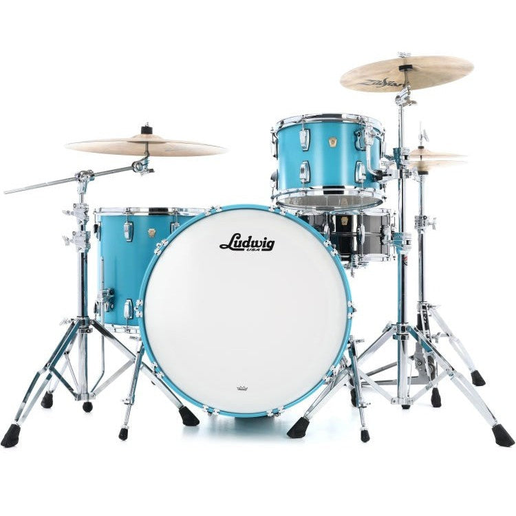 Trống Cơ Ludwig Classic Maple Pro Beat 3-Pc Shell Pack (24"/13"/16")-Mai Nguyên Music