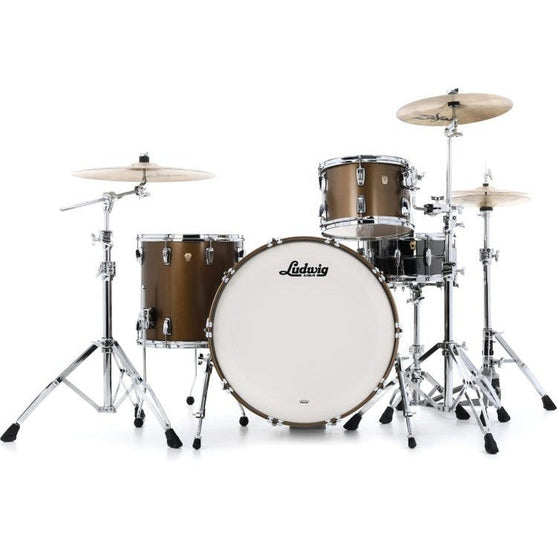 Trống Cơ Ludwig Classic Maple Pro Beat 3-Pc Shell Pack (24"/13"/16")-Mai Nguyên Music