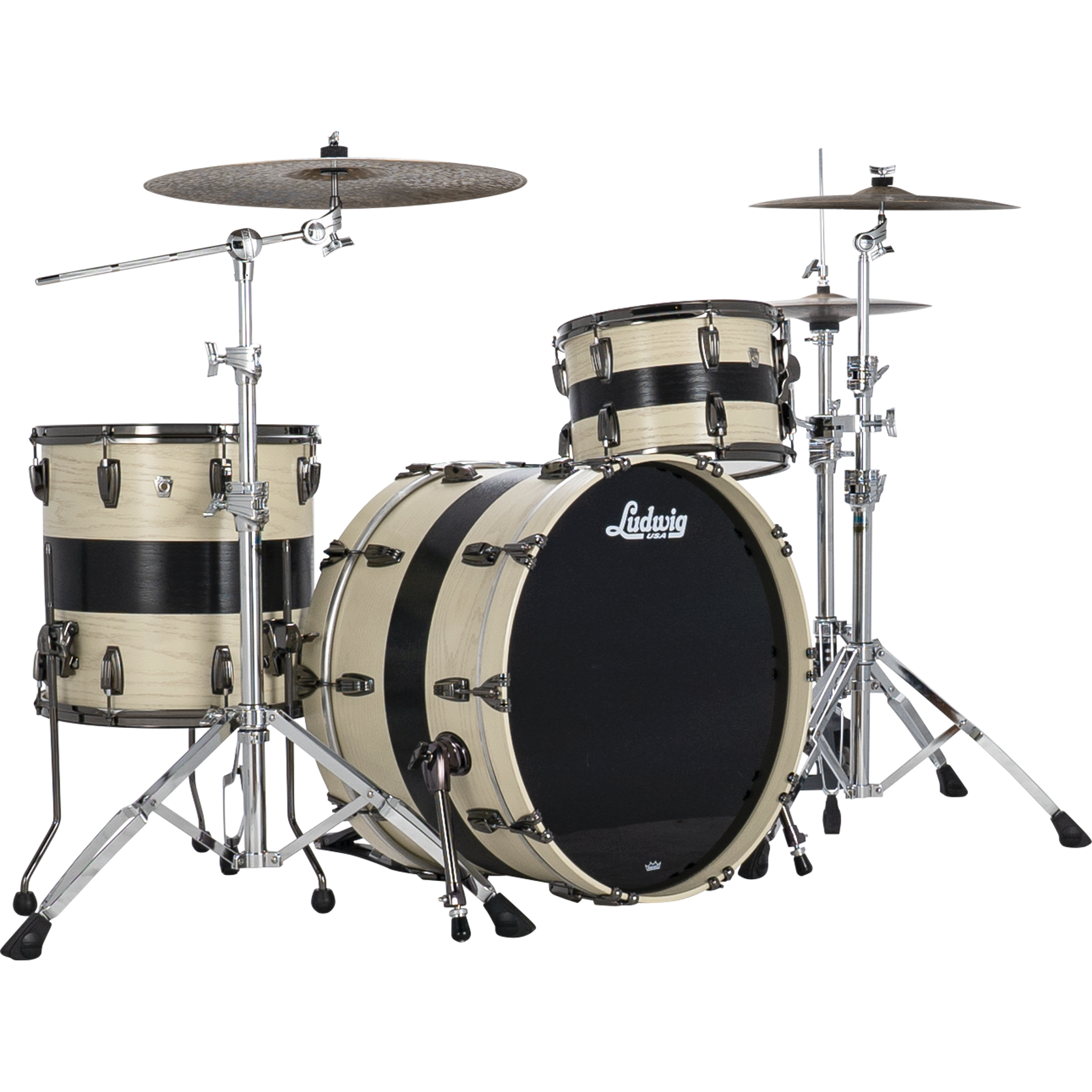 Trống Cơ Ludwig Classic Oak Pro Beat 3-Pc Shell Pack (24"/13"/16")-Mai Nguyên Music