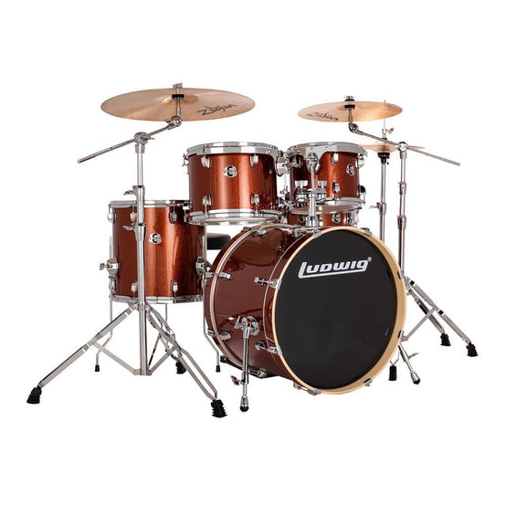 Trống Cơ Ludwig Evolution 20" 5-Pc Shell Pack w/Paiste Cymbal (20"/10"/12"/14"/14")-Mai Nguyên Music