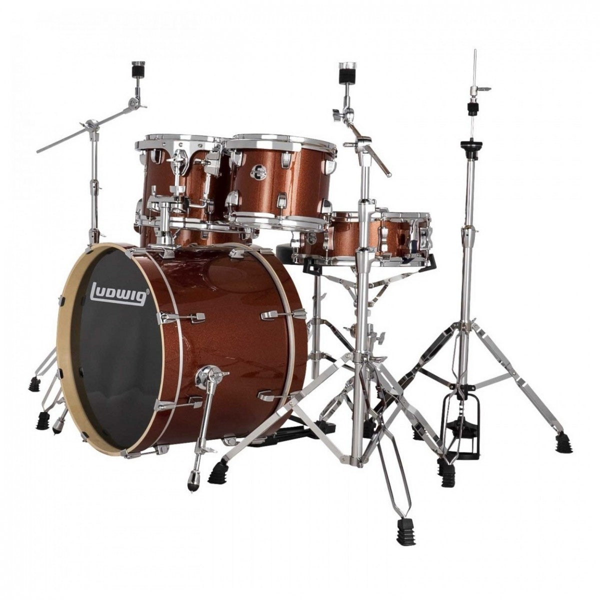 Trống Cơ Ludwig Evolution 20" 5-Pc Shell Pack w/Paiste Cymbal (20"/10"/12"/14"/14")-Mai Nguyên Music