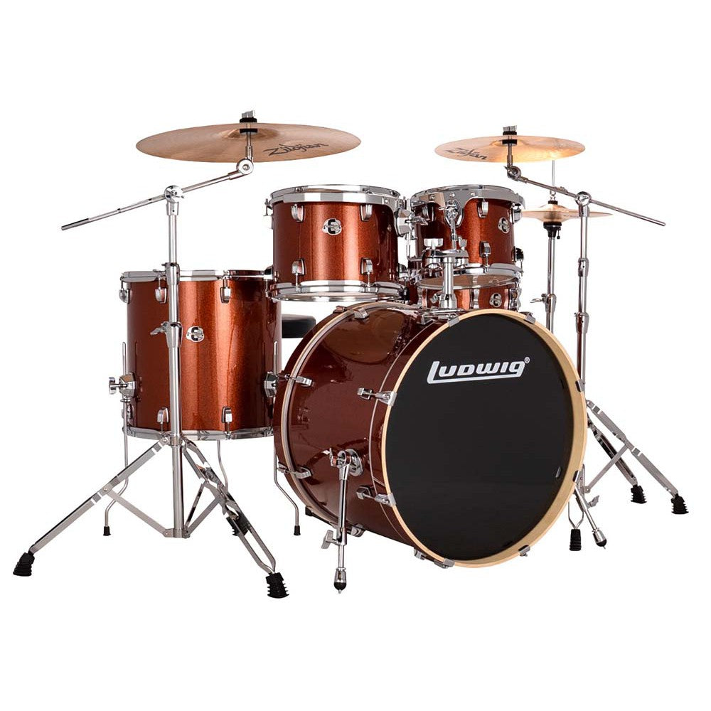 Trống Cơ Ludwig Evolution 22" 5-Pc Shell Pack w/Hardware (22"/10"/12"/14"/16")-Mai Nguyên Music