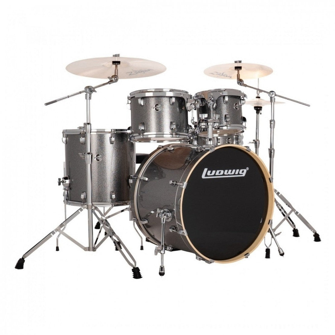 Trống Cơ Ludwig Evolution 22" 5-Pc Shell Pack w/Paiste Cymbal (22"/10"/12"/14"/16")-Mai Nguyên Music
