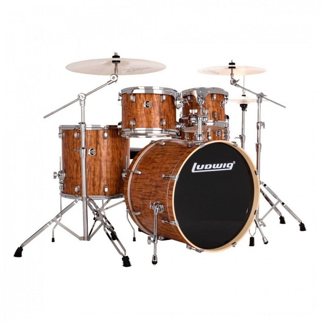 Trống Cơ Ludwig Evolution 22" 5-Pc Shell Pack w/Paiste Cymbal (22"/10"/12"/14"/16")-Mai Nguyên Music