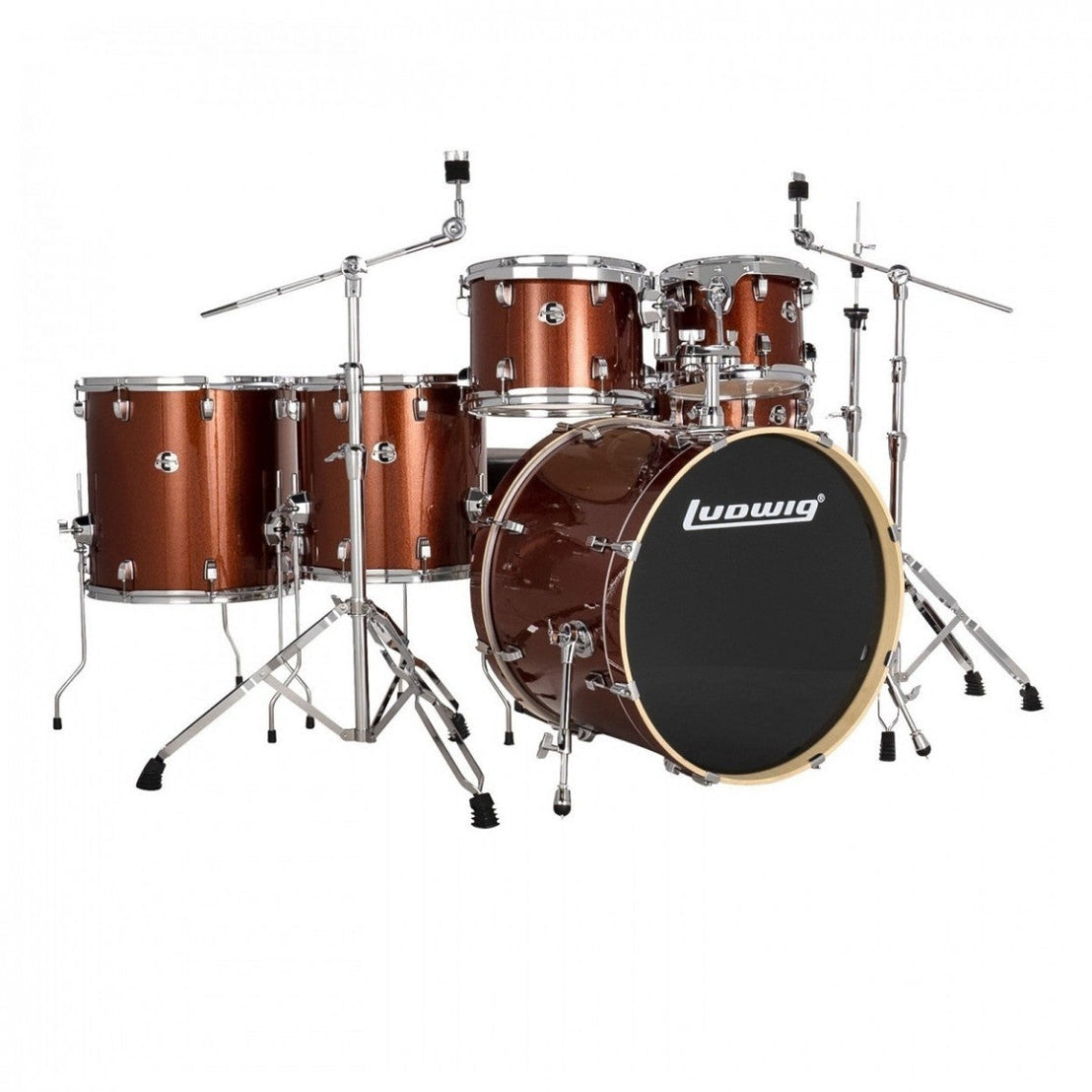 Trống Cơ Ludwig Evolution 22" 6-Pc Shell Pack w/Hardware (22"/10"/12"/14"/14"/16")-Mai Nguyên Music