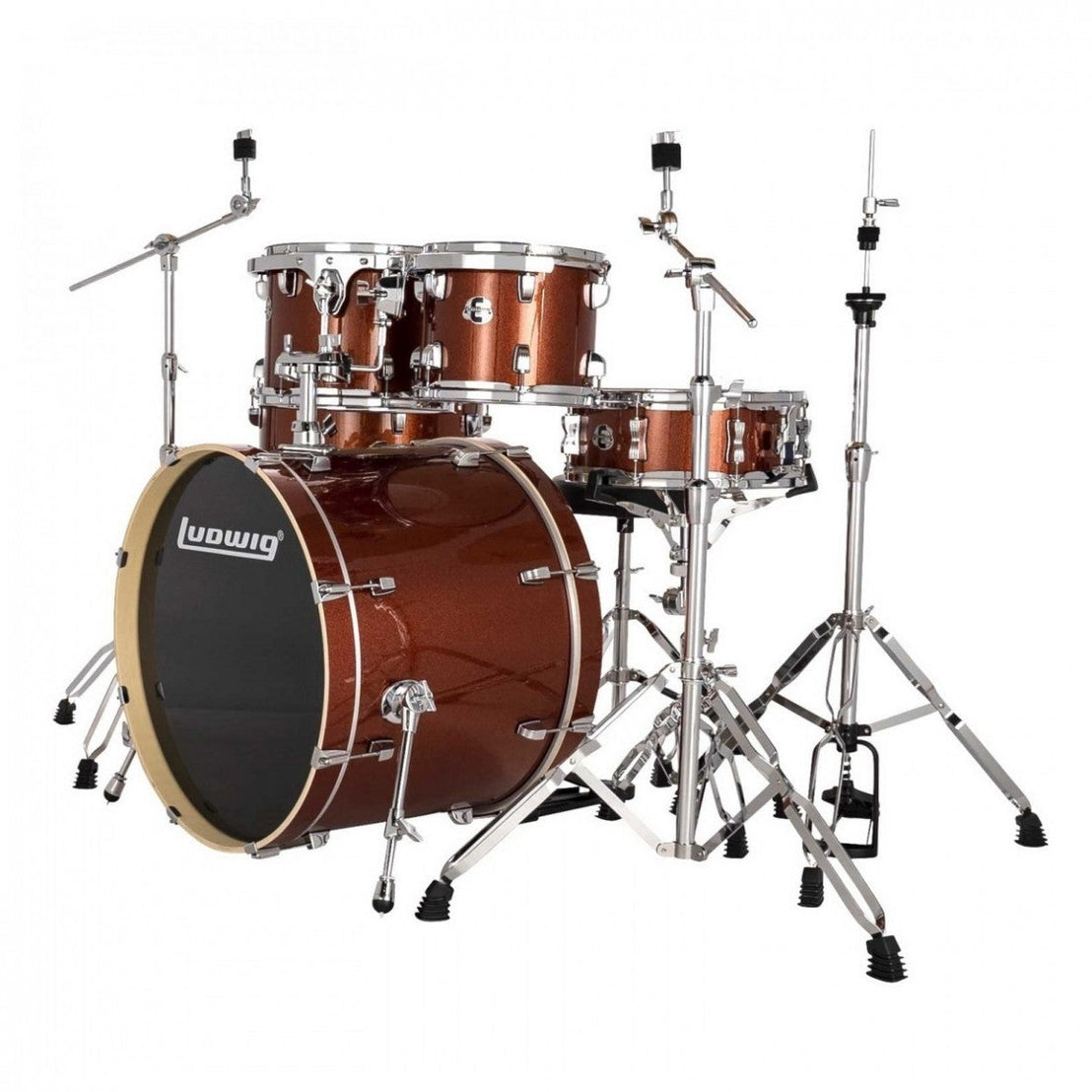 Trống Cơ Ludwig Evolution 22" 6-Pc Shell Pack w/Hardware (22"/10"/12"/14"/14"/16")-Mai Nguyên Music