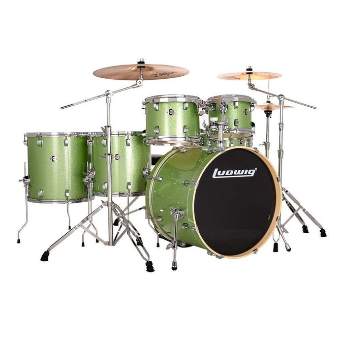 Trống Cơ Ludwig Evolution 22" 6-Pc Shell Pack w/Hardware (22"/10"/12"/14"/14"/16")-Mai Nguyên Music