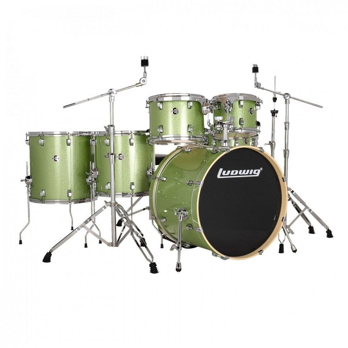 Trống Cơ Ludwig Evolution 22" 6-Pc Shell Pack w/Paiste Cymbal (22"/10"/12"/14"/14"/16")-Mai Nguyên Music