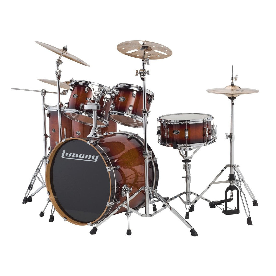 Trống Cơ Ludwig Evolution Maple 22" 6-Pc Shell Pack (22"/10"/14"/14"/16"/18")-Mai Nguyên Music