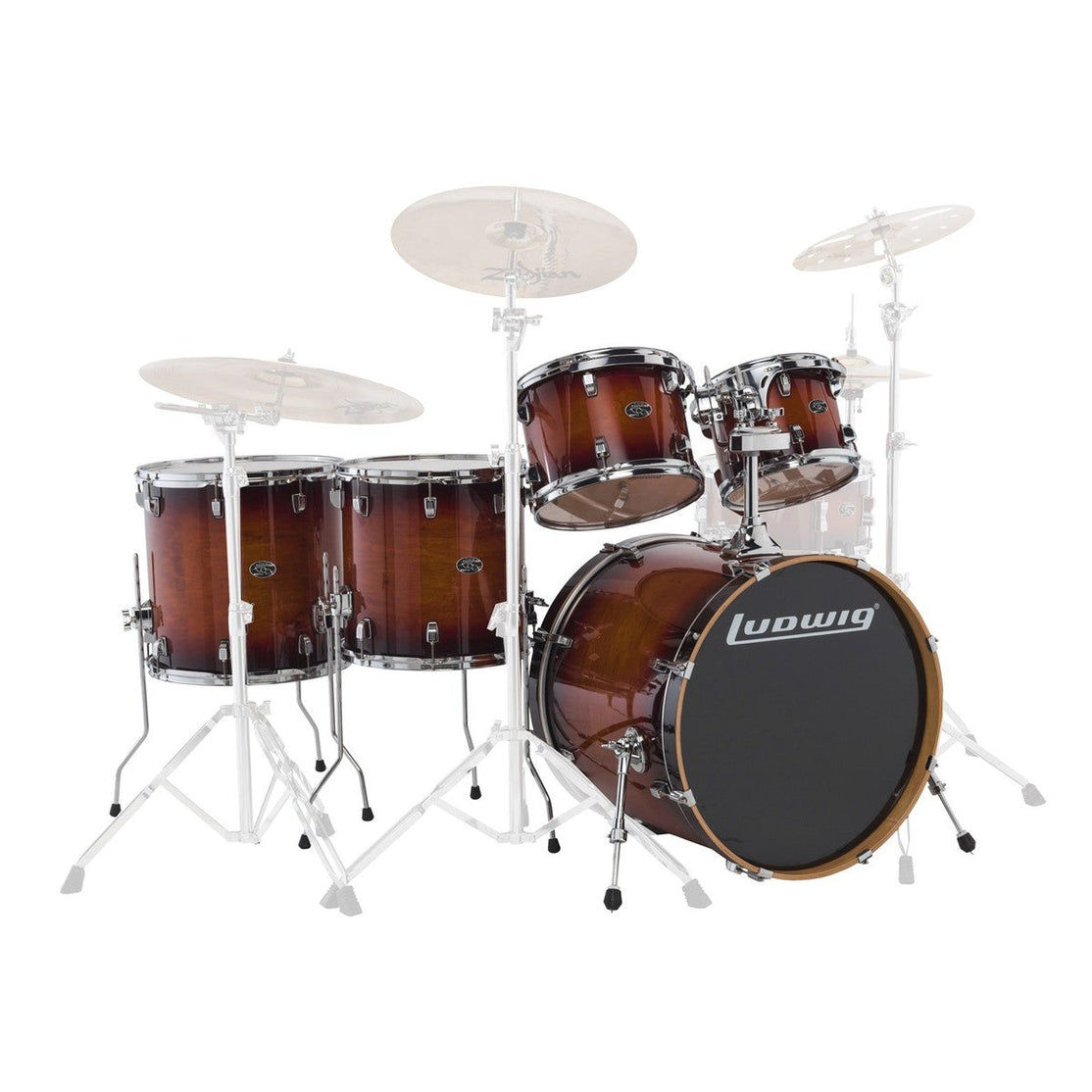 Trống Cơ Ludwig Evolution Maple 22" 7-Pc Shell Pack (22"/8"/10"/12"/14"/16"/16")-Mai Nguyên Music