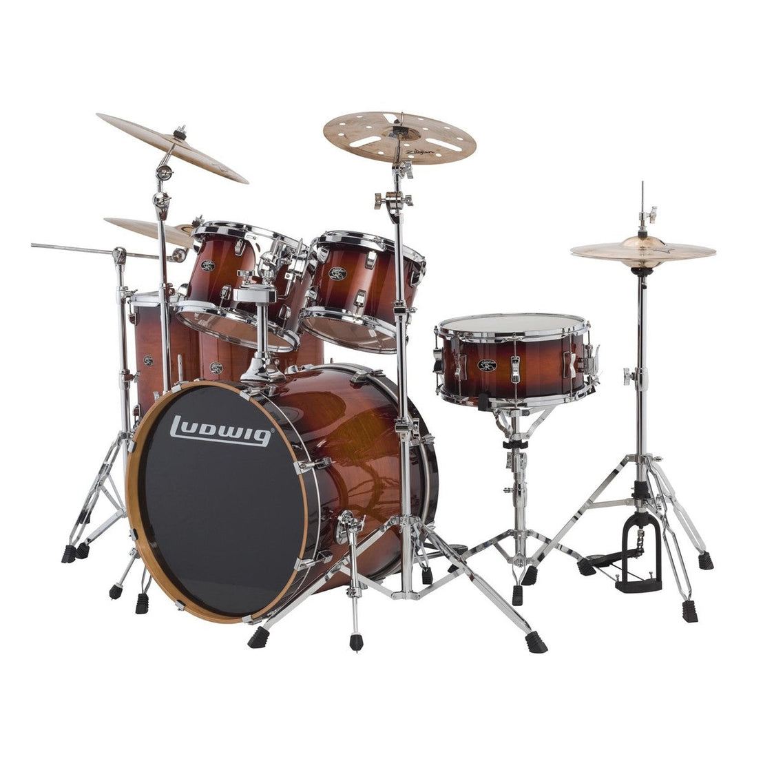 Trống Cơ Ludwig Evolution Maple 22" 7-Pc Shell Pack (22"/8"/10"/12"/14"/16"/16")-Mai Nguyên Music