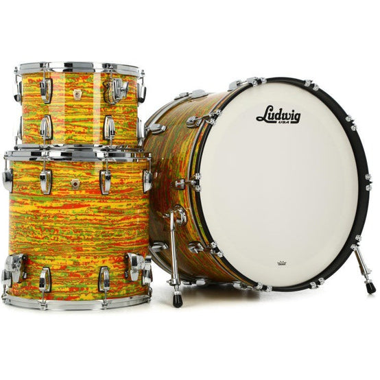 Trống Cơ Ludwig Legacy Mahogany Pro Beat 3-Pc Shell Pack (24"/13"/16")-Mai Nguyên Music