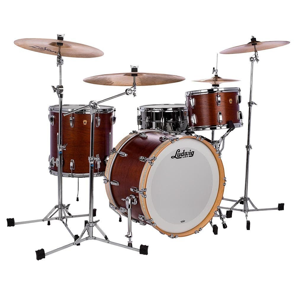 Trống Cơ Ludwig Legacy Mahogany Pro Beat 3-Pc Shell Pack (24"/13"/16")-Mai Nguyên Music