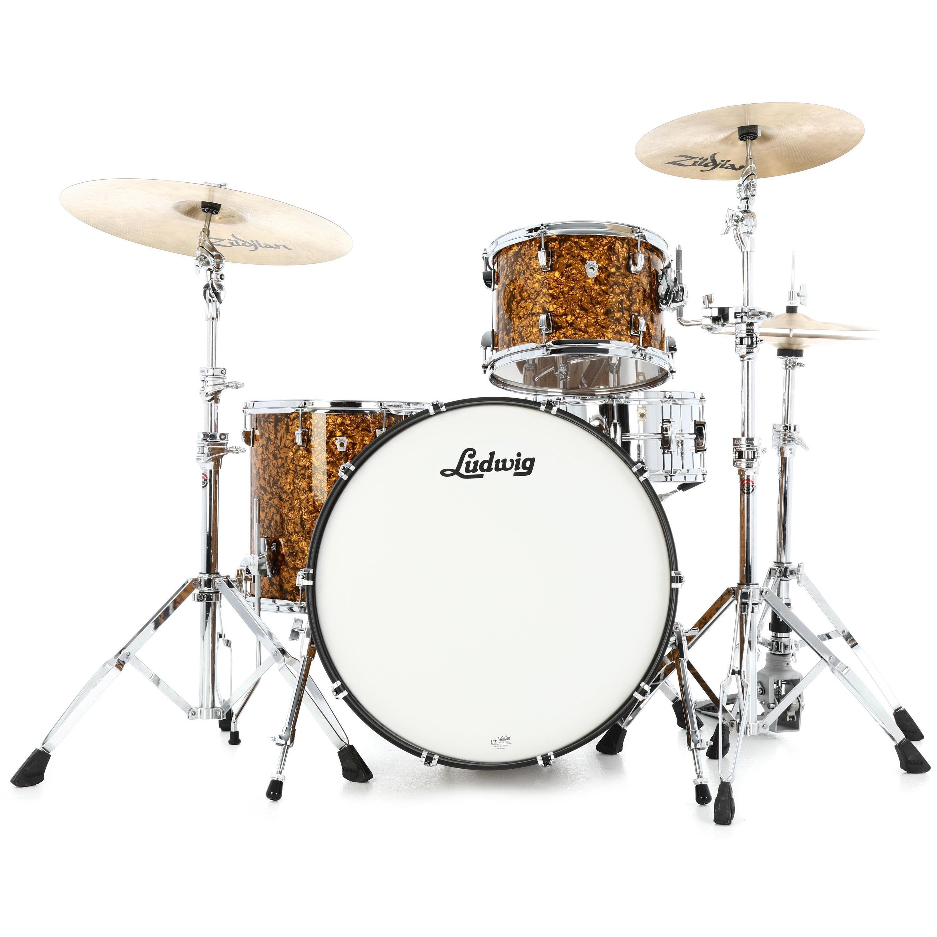 Trống Cơ Ludwig NeuSonic Pro Beat 3-Pc Shell Pack (24"/13"/16")-Mai Nguyên Music