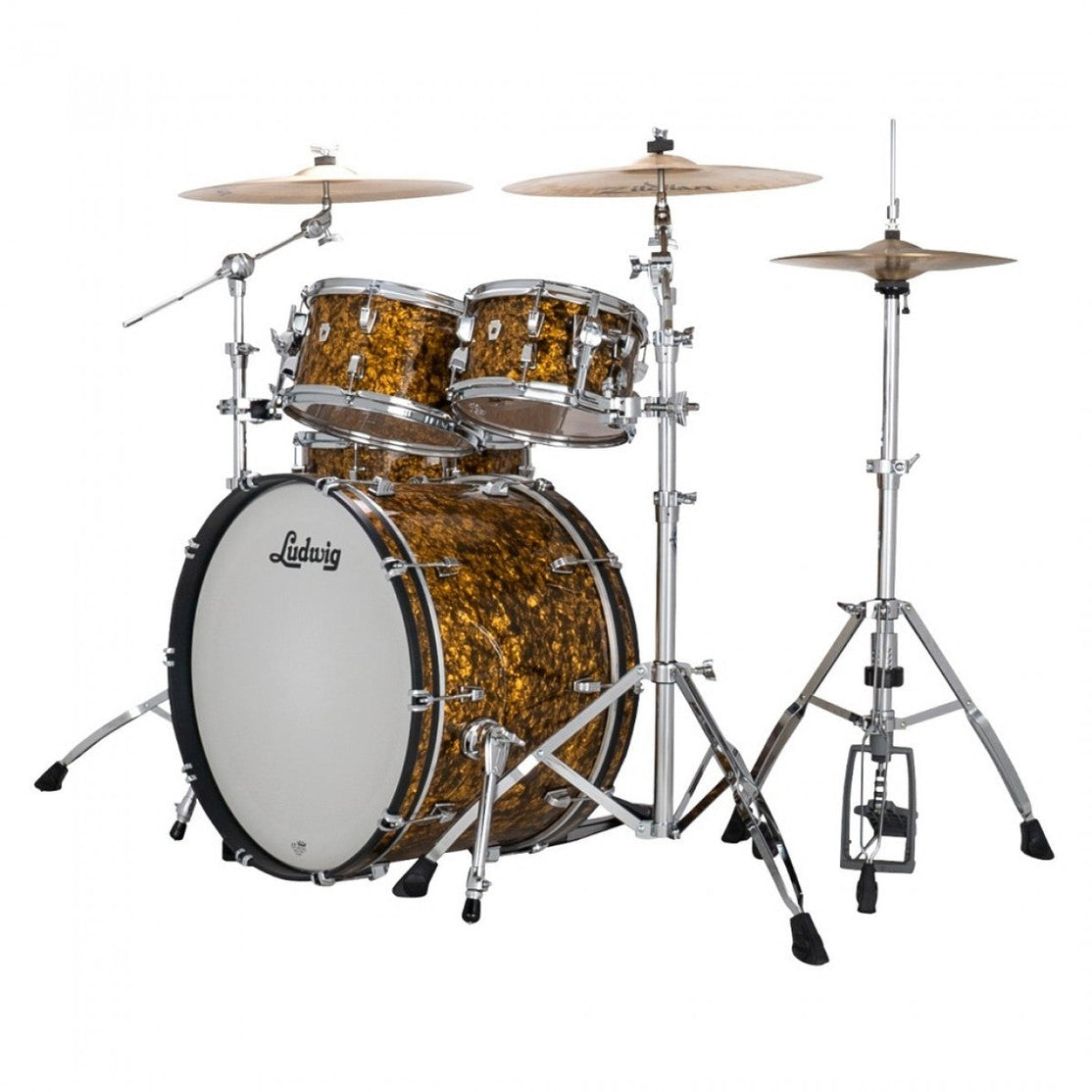 Trống Cơ Ludwig NeuSonic Rapid MOD2 4-Pc Shell Pack (22"/10"/12"/16")-Mai Nguyên Music