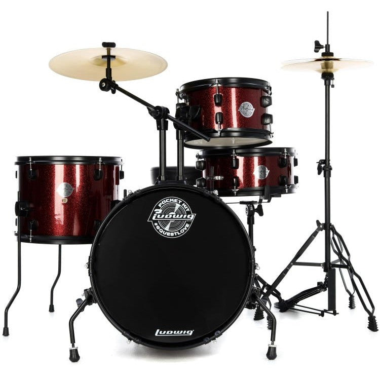 Trống Cơ Ludwig The Pocket Kit 4-Pc Complete Shell Pack (16"/10"/12"/13")-Mai Nguyên Music
