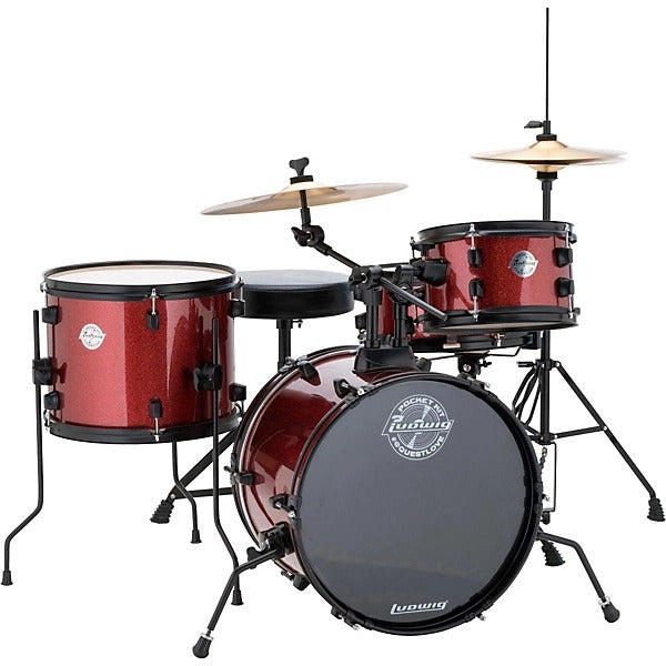Trống Cơ Ludwig The Pocket Kit 4-Pc Complete Shell Pack (16"/10"/12"/13")-Mai Nguyên Music