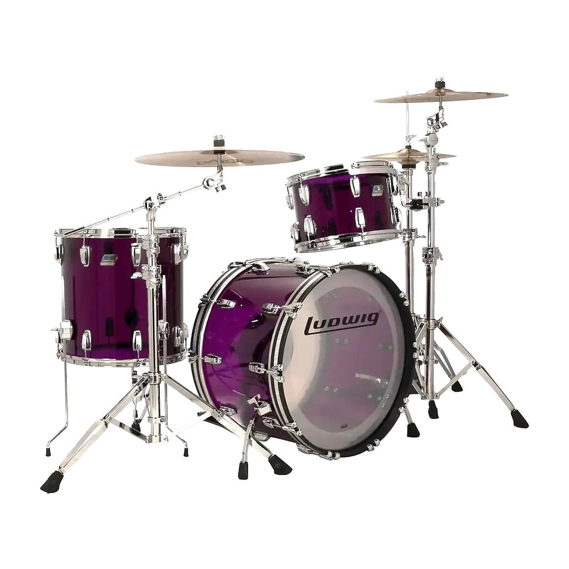 Trống Cơ Ludwig Vistalite Fab 3-Pc Shell Pack (22"/13"/16")-Mai Nguyên Music