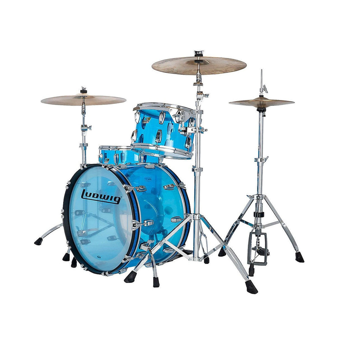 Trống Cơ Ludwig Vistalite Fab 3-Pc Shell Pack (22"/13"/16")-Mai Nguyên Music
