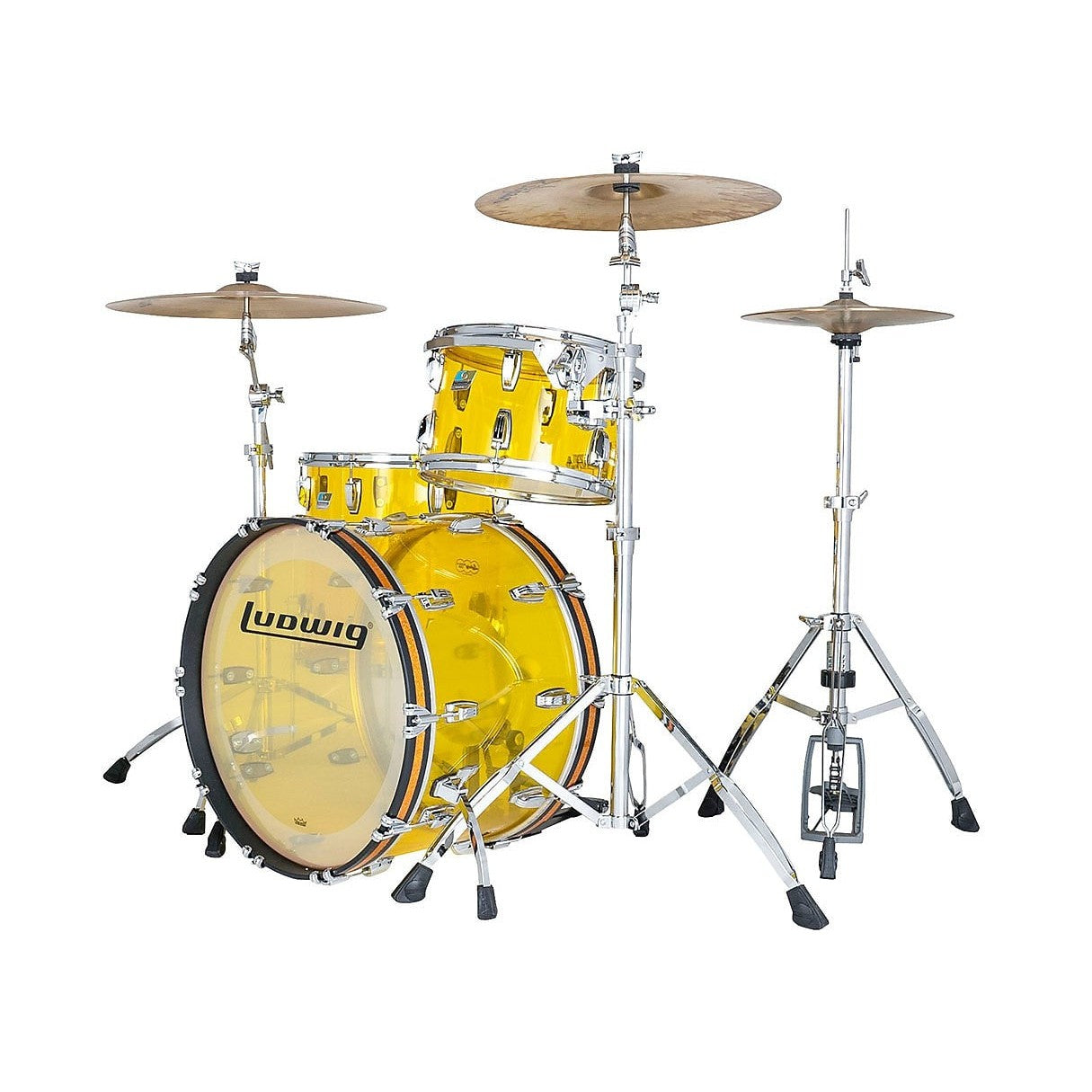 Trống Cơ Ludwig Vistalite Fab 3-Pc Shell Pack (22"/13"/16")-Mai Nguyên Music