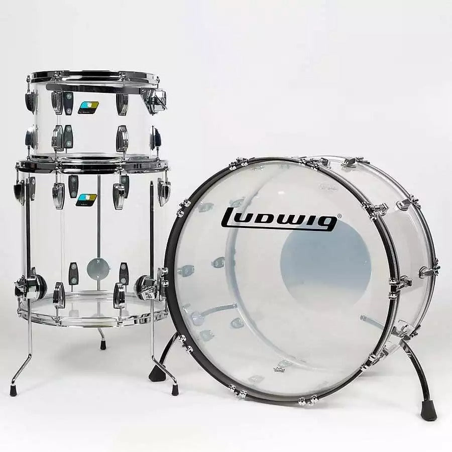 Trống Cơ Ludwig Vistalite Fab 3-Pc Shell Pack (22"/13"/16")-Mai Nguyên Music