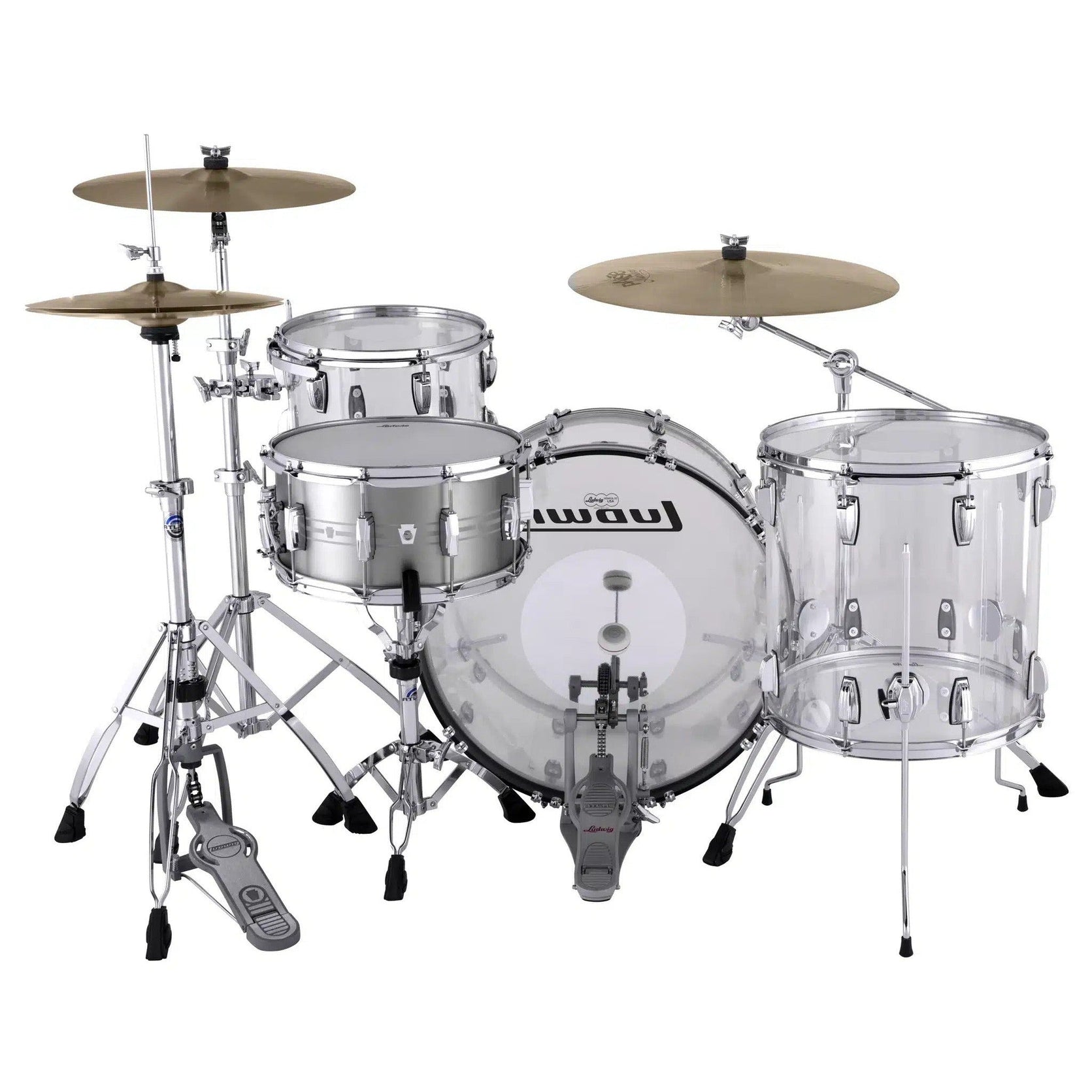 Trống Cơ Ludwig Vistalite Pro Beat 3-Pc Shell Pack (24"/13"/16")-Mai Nguyên Music