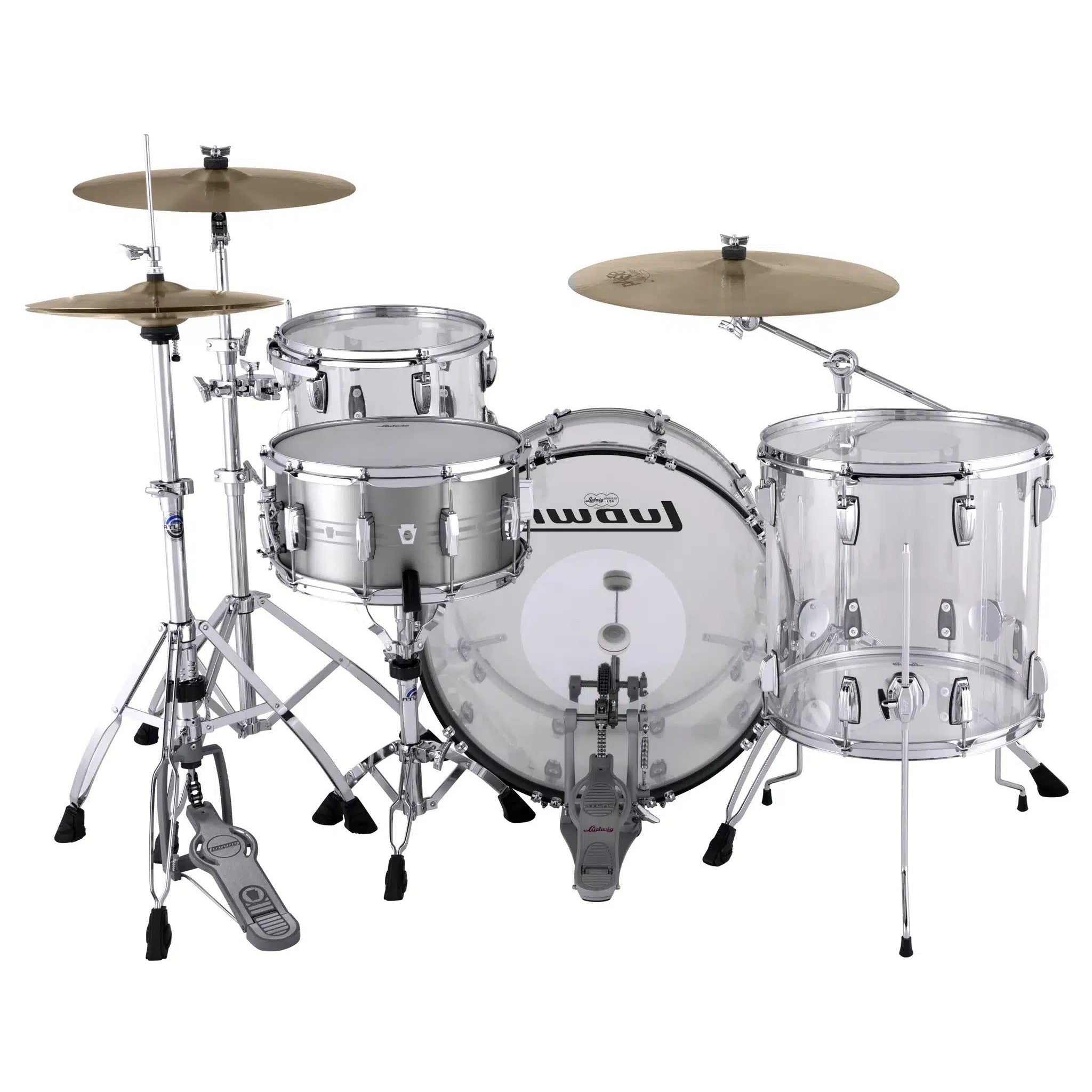 Trống Cơ Ludwig Vistalite Pro Beat 3-Pc Shell Pack (24"/13"/16")-Mai Nguyên Music