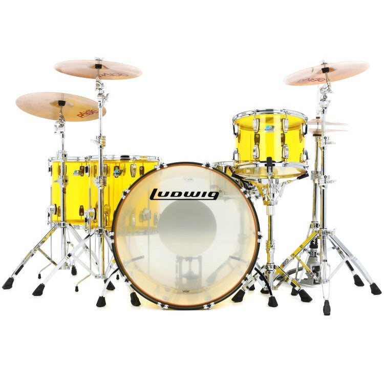 Trống Cơ Ludwig Vistalite Zep 4-Pc Shell Pack (26"/14"/16"/18")-Mai Nguyên Music
