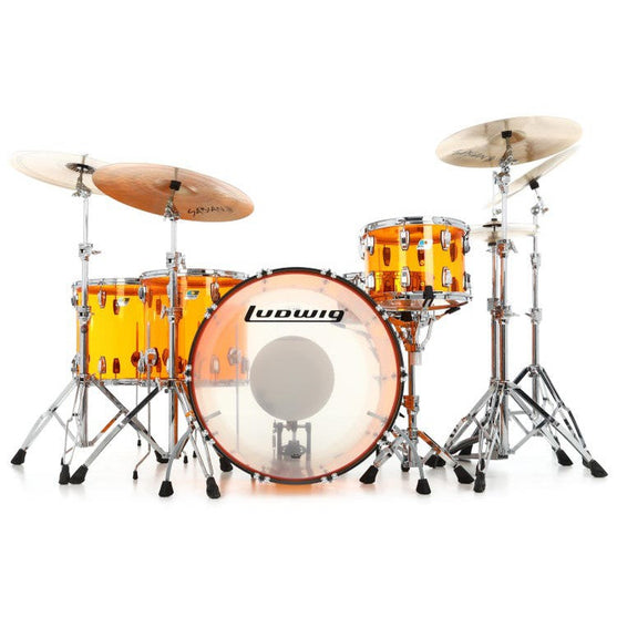 Trống Cơ Ludwig Vistalite Zep 4-Pc Shell Pack (26"/14"/16"/18")-Mai Nguyên Music