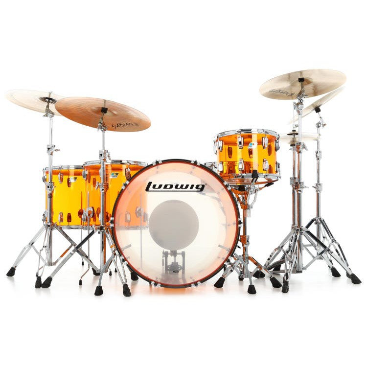 Trống Cơ Ludwig Vistalite Zep 4-Pc Shell Pack (26"/14"/16"/18")-Mai Nguyên Music