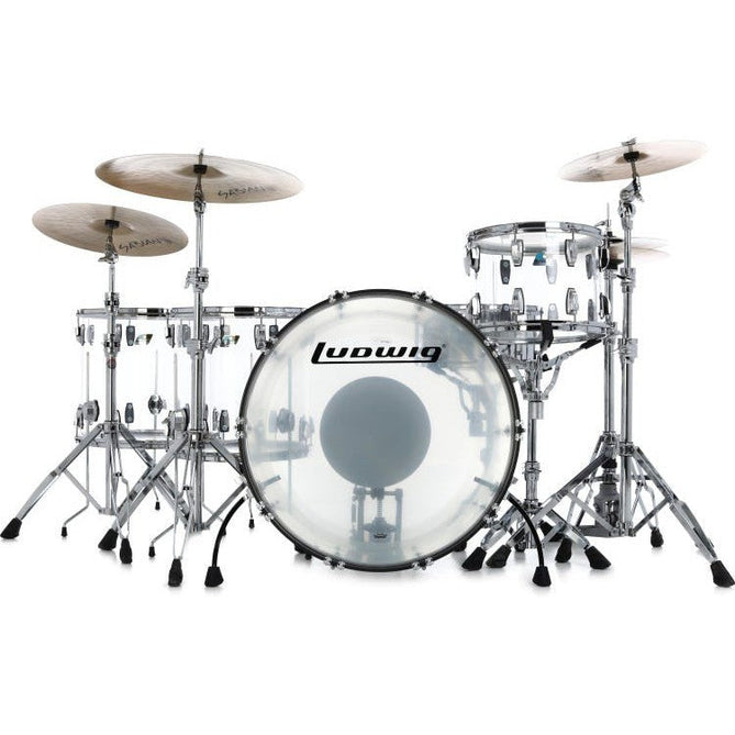 Trống Cơ Ludwig Vistalite Zep 4-Pc Shell Pack (26"/14"/16"/18")-Mai Nguyên Music