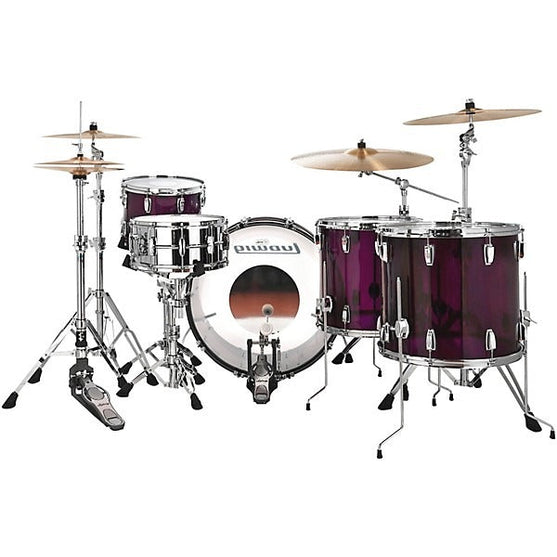 Trống Cơ Ludwig Vistalite Zep 5-Pc Shell Pack (26"/14"/14"/16"/18")-Mai Nguyên Music