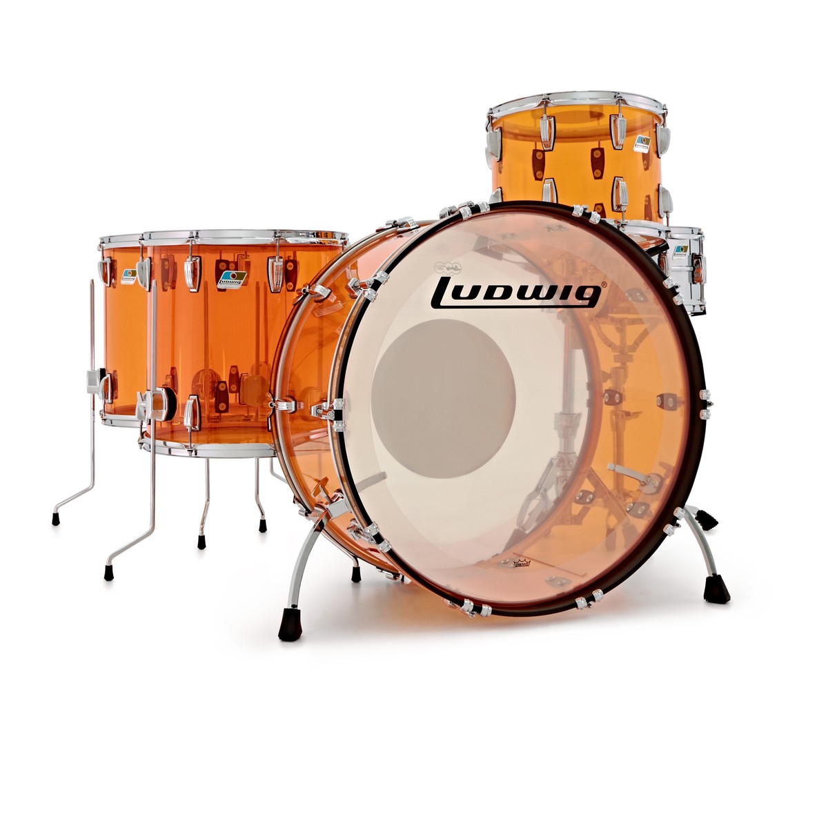 Trống Cơ Ludwig Vistalite Zep 5-Pc Shell Pack (26"/14"/14"/16"/18")-Mai Nguyên Music