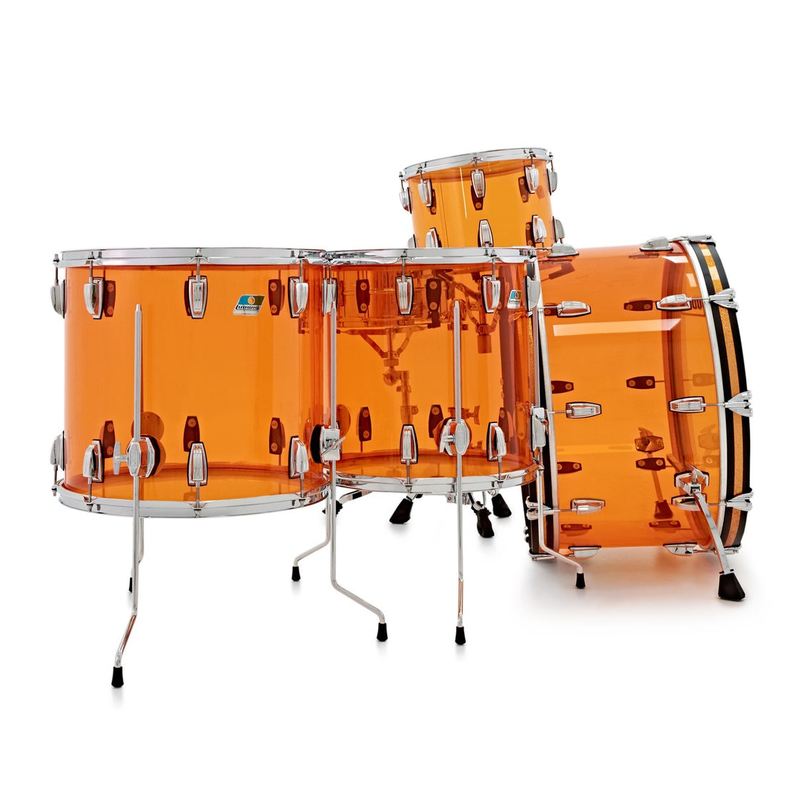 Trống Cơ Ludwig Vistalite Zep 5-Pc Shell Pack (26"/14"/14"/16"/18")-Mai Nguyên Music