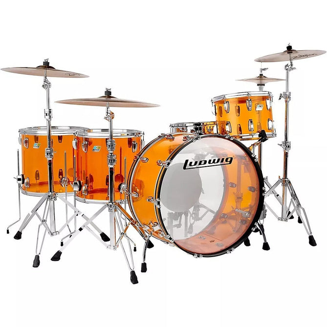 Trống Cơ Ludwig Vistalite Zep 5-Pc Shell Pack (26"/14"/14"/16"/18")-Mai Nguyên Music